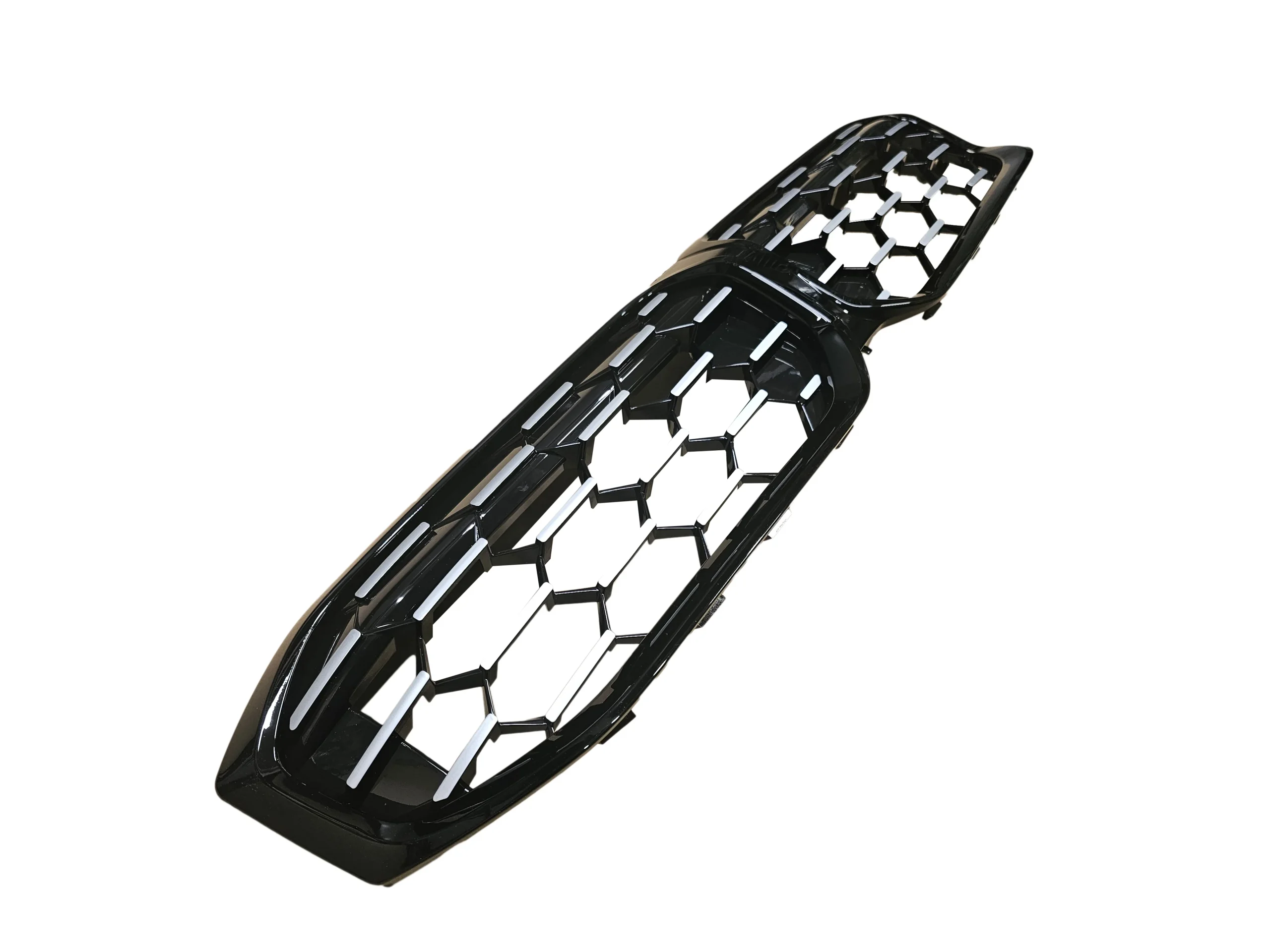 BMW 3er G20/G21 FACELIFT ab 2022 Niere Grill, SCHWARZ + SILBERNE DEKORLEISTE, OHNE KAMERA (51135A357F9, 5A357F9)