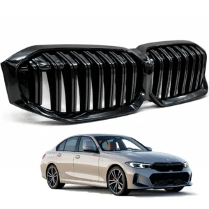 Niere Grill VORNE BMW 3 G20 G21 FACELIFT ab 2022 SCHWARZ KAMERA (51115A1BFB0, 5A1BFB0)
